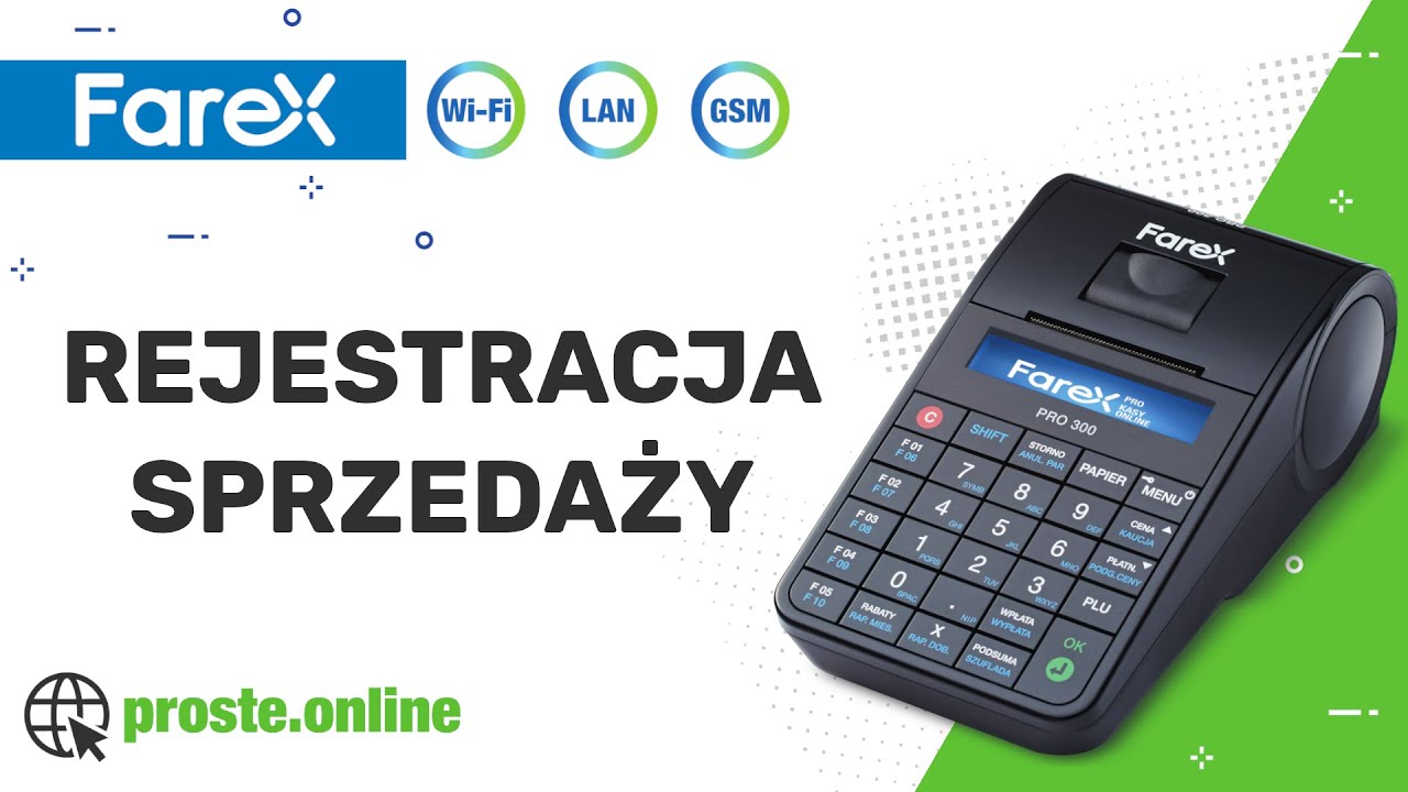 Farex PRO - rejestrowanie sprzedaży